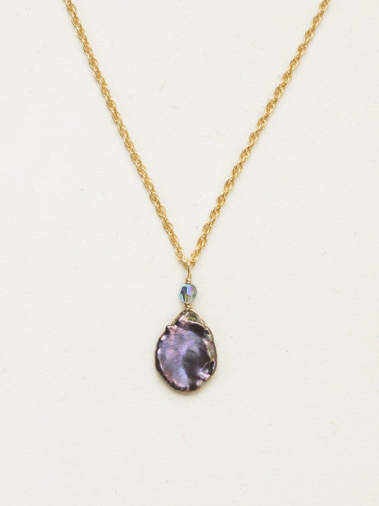 Holly Yashi Margo Pendant Necklace - Peacock / Gold    