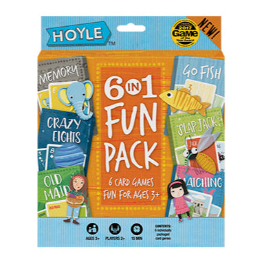 Hoyle 6 in 1 Fun Pack - 6 Card Games    
