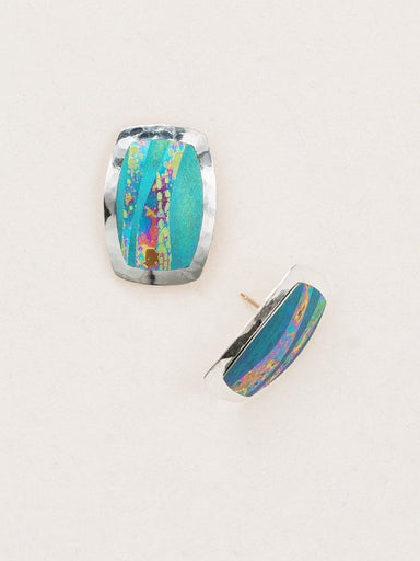 Holly Yashi Pacific Post Earrings - Teal    