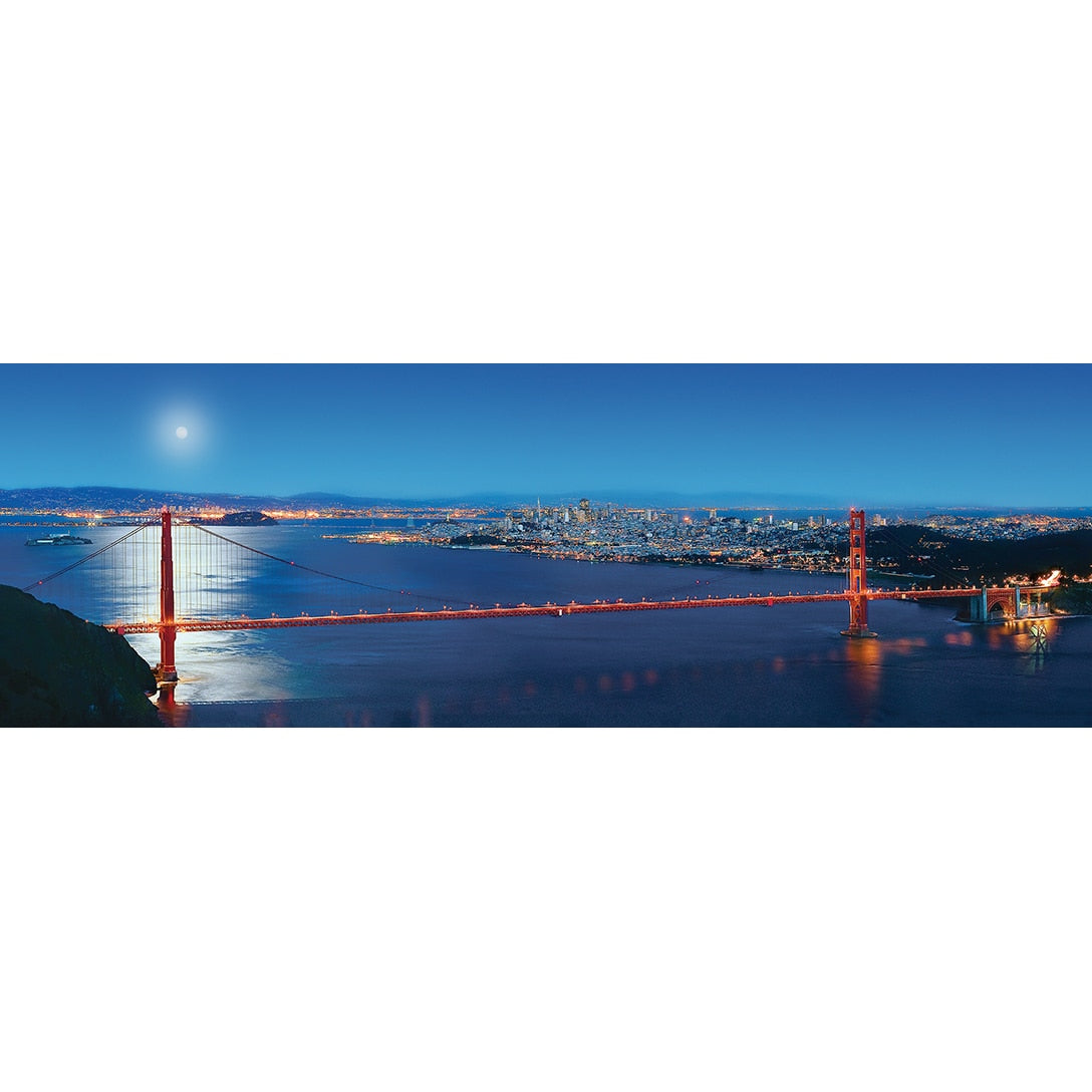 San Francisco California 1000 Piece Panoramic Puzzle    