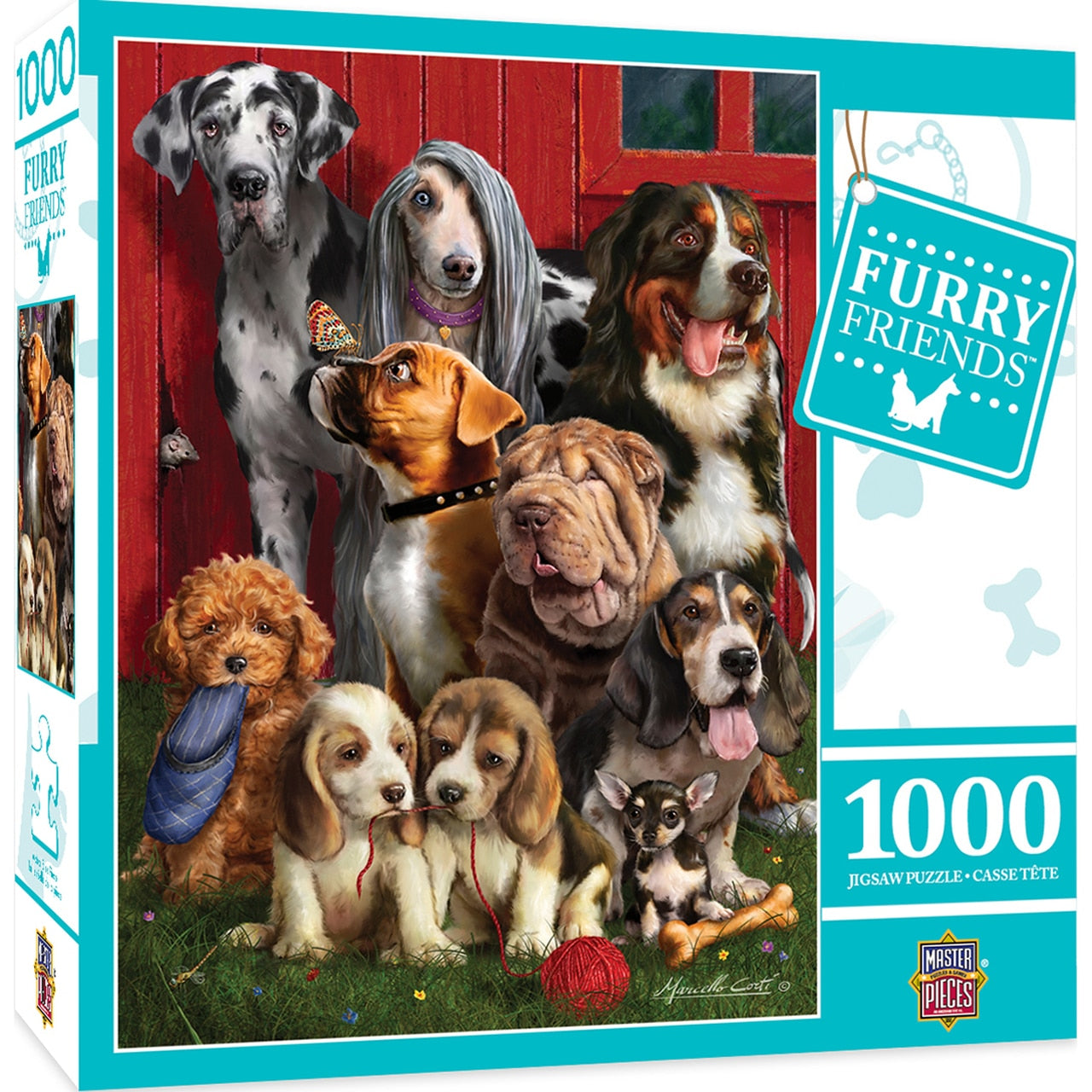 Furry Friends - Sitting Pretty 1000 Piece Puzzle    