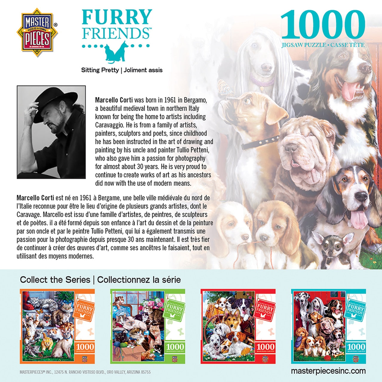 Furry Friends - Sitting Pretty 1000 Piece Puzzle    