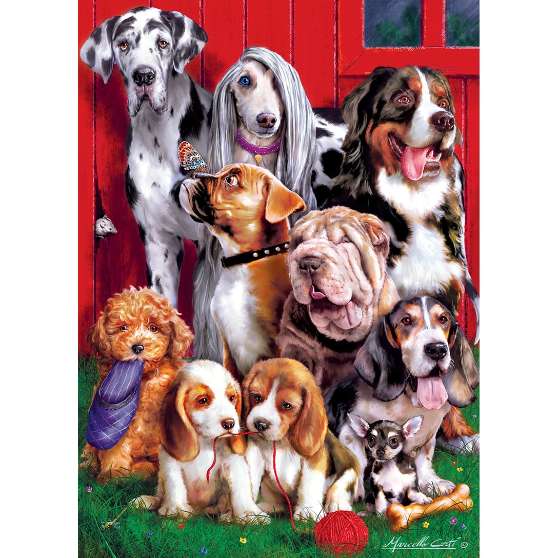 Furry Friends - Sitting Pretty 1000 Piece Puzzle    