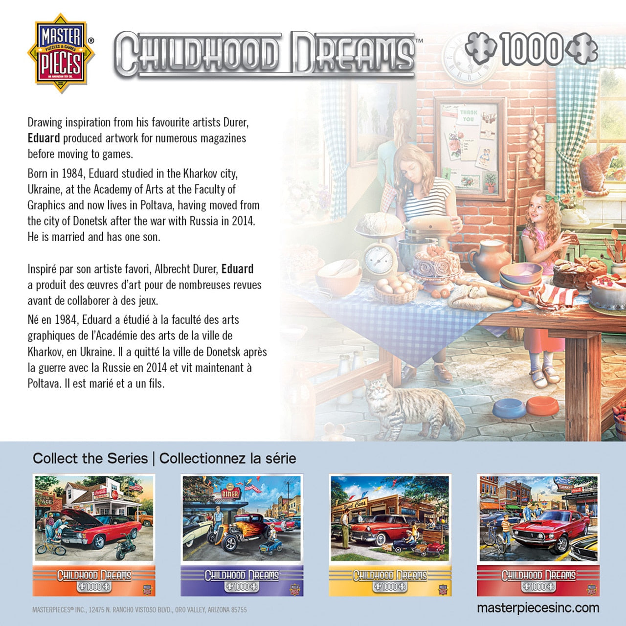 Childhood Dreams Baking Bread 1000 Piece Puzzle    