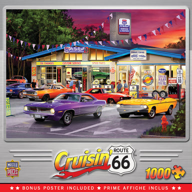 Route 66 Pitstop 1000 Piece Cruisin' Route 66 Puzzle    