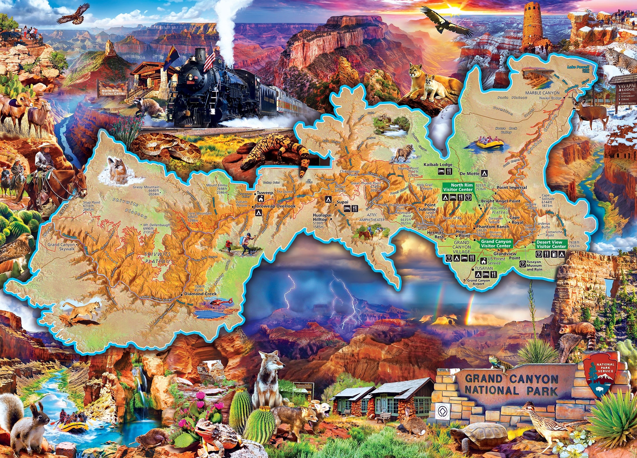 Grand Canyon National Park 1000 Piece Puzzle    