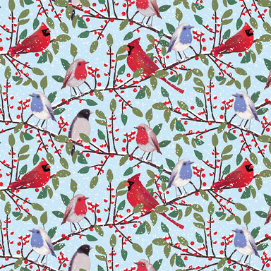 Jumbo Roll Wrapping Paper - Avifauna    