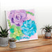 Paint By Number Watercolor Set - Succulents    