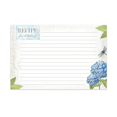 Recipe Cards - 6x4 Hydrangeas    