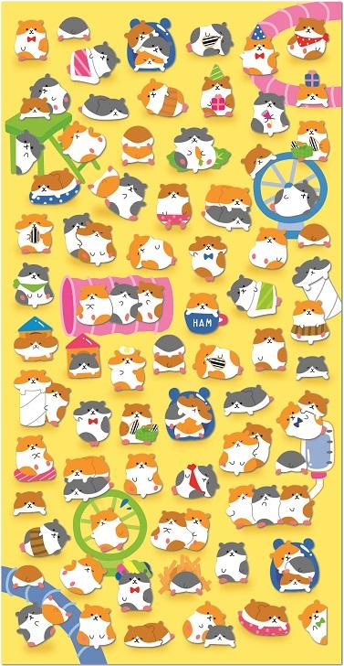 Mini Hamsters - Sticker Packs    