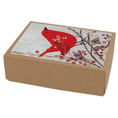Small Boxed Christmas Cards - Cardinal Collage    