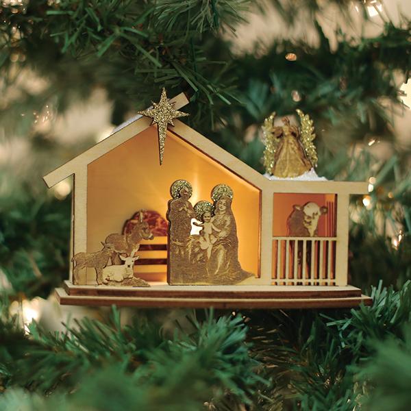 Ginger Cottages - Nativity Ornament
