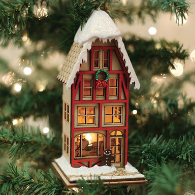 Ginger Cottages - Tannenbaum's Toboggan Company Ornament    