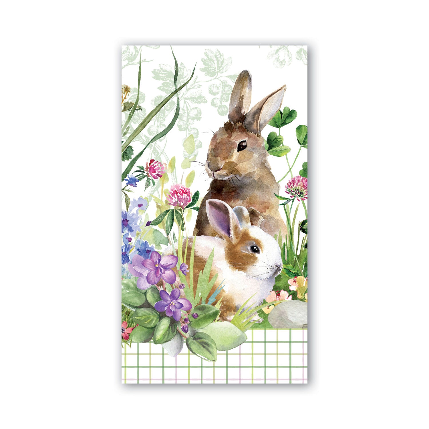 Bunny Meadow Hostess Napkins - Bunny