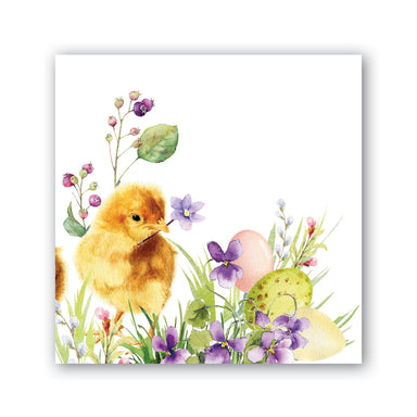 Bunny Meadow B Cocktail Napkins - Chick    