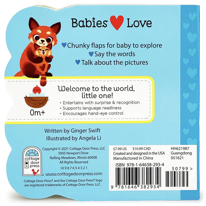 Babies Love Kindness - Lift A Flap Book    