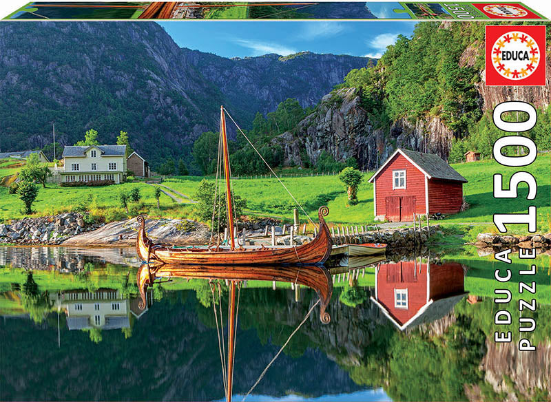 Viking Ship 1500 piece puzzle    