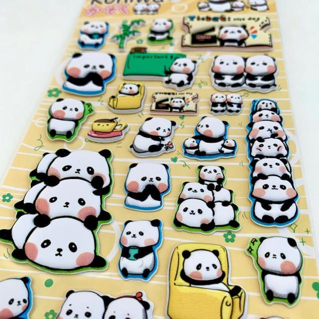 Puffy Pandas - Nekoni Stickers    