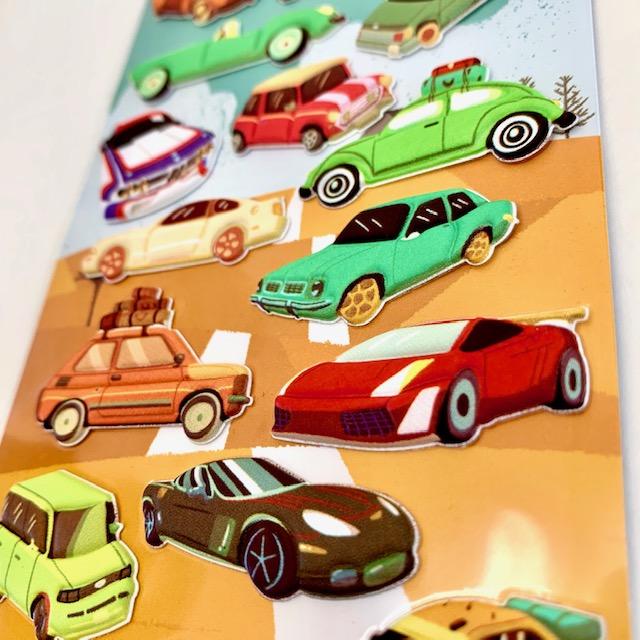 Puffy Cars - Nekoni Stickers    