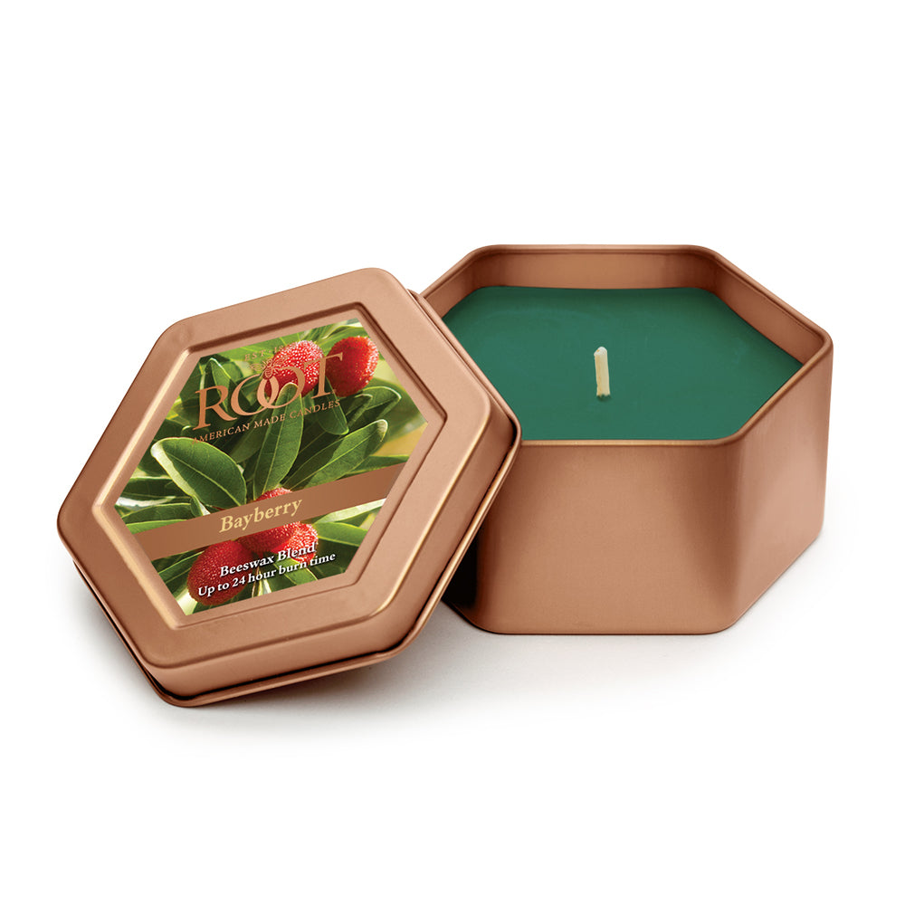 Honeycomb Candle Tin - Bayberry    