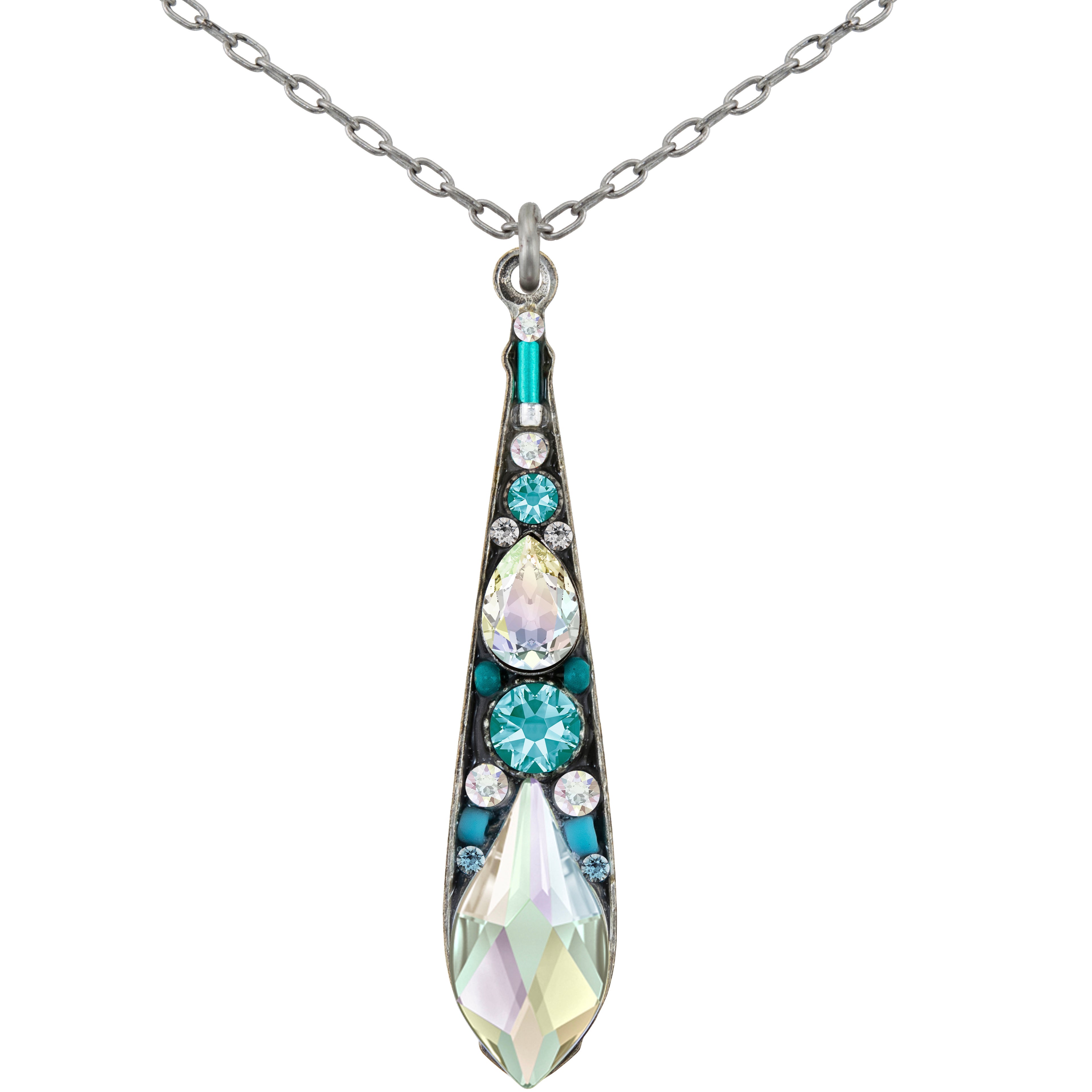 Firefly Gazelle Pendant Necklace - Ice    