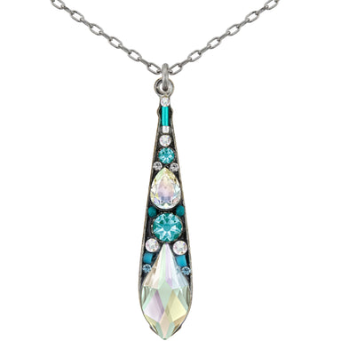 Firefly Gazelle Pendant Necklace - Ice    