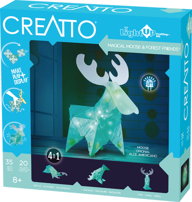 Creatto Moose - LED Light Up Crafting Kit    