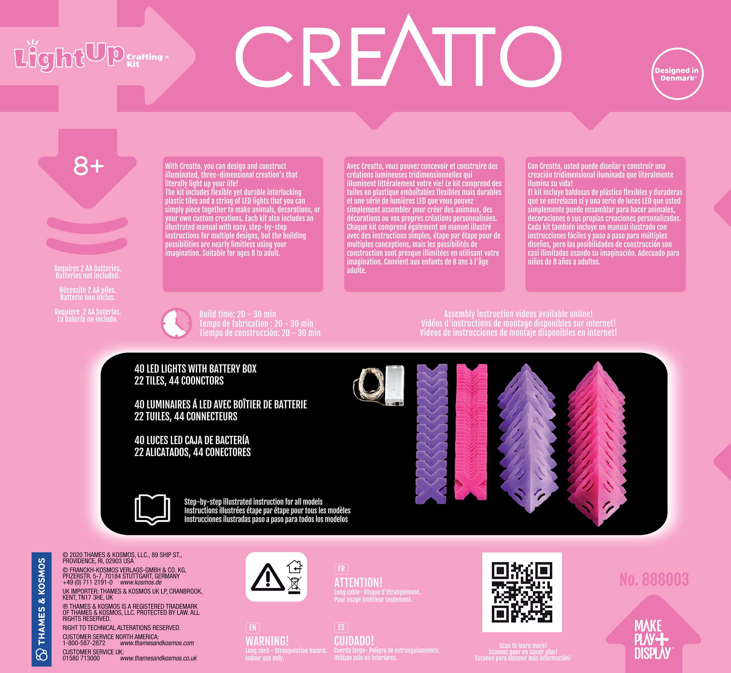 Creatto Starlight Kitty and Cutie Crew - Light Up 3D Puzzle    