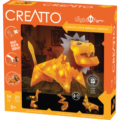 Creatto Lion - LED Light Up Crafting Kit    