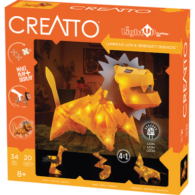 Creatto Lion - LED Light Up Crafting Kit    