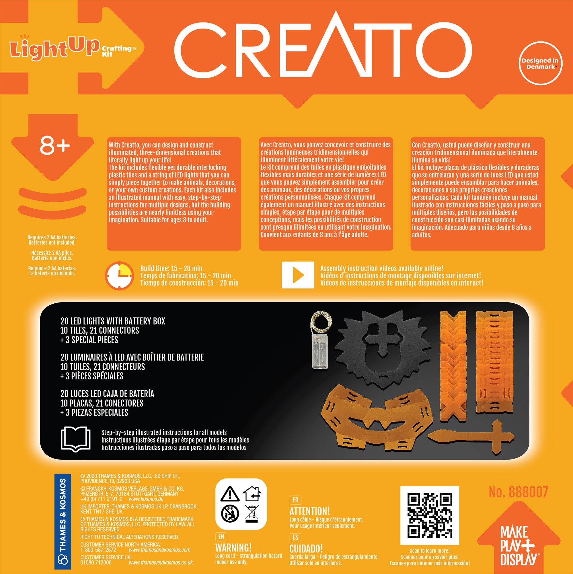 Creatto Lion - LED Light Up Crafting Kit    