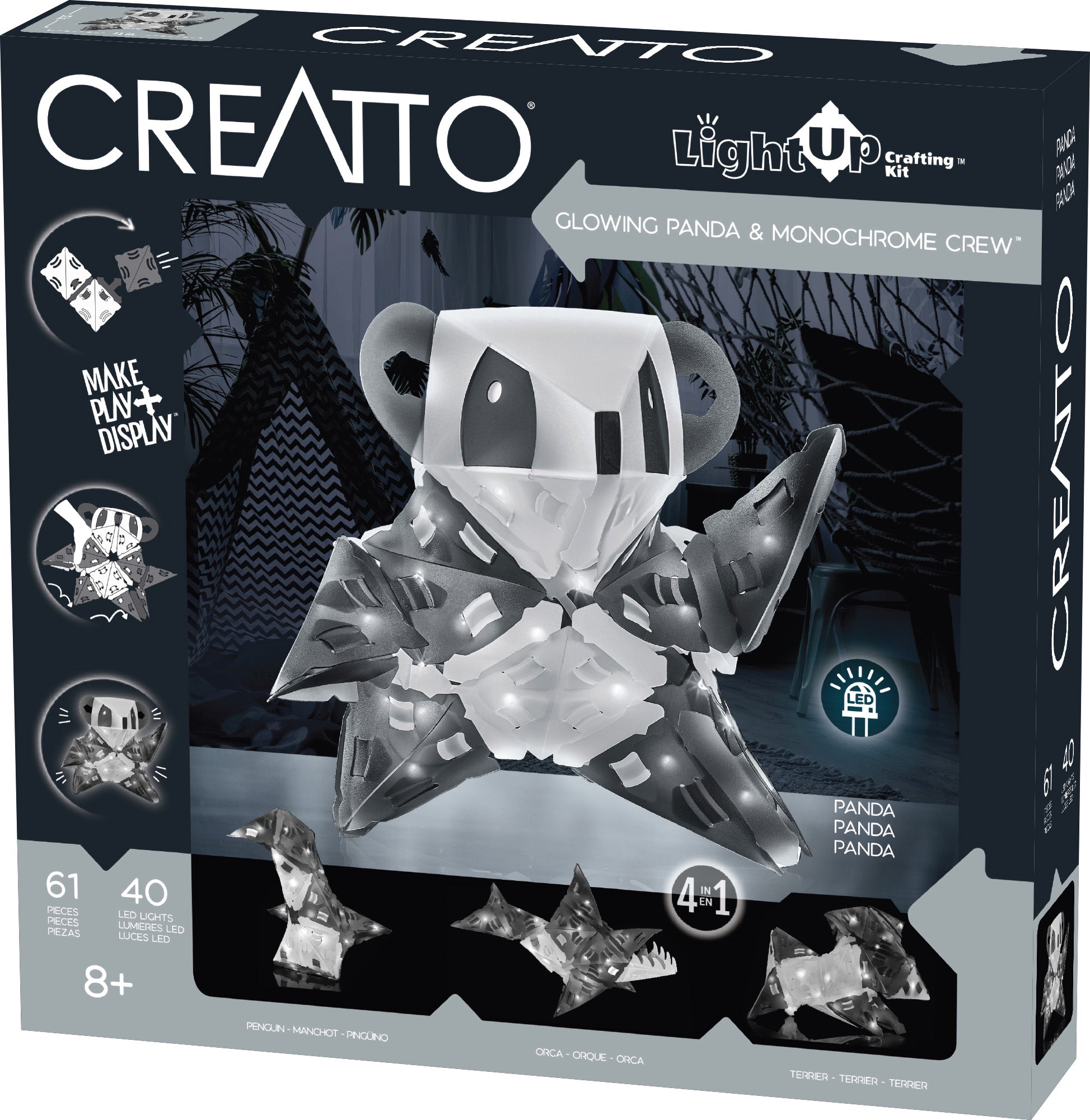 Creatto - Glowing Panda & Monochrome Crew    