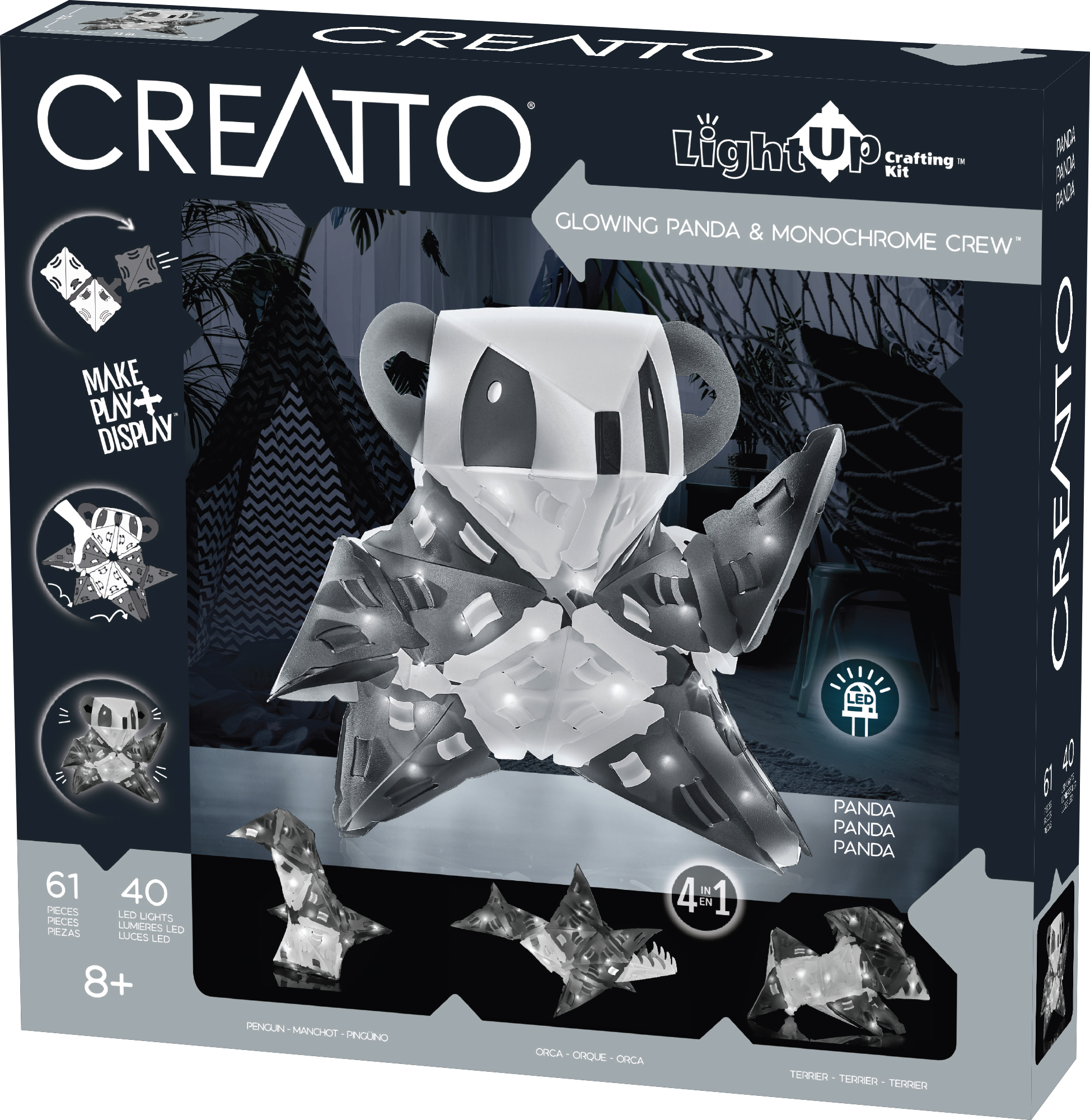Creatto - Glowing Panda & Monochrome Crew    