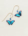 Holly Yashi Bella Butterfly Earrings - Blue Radiance