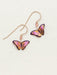 Holly Yashi Petite Bella Butterfly Earrings - Living Coral    