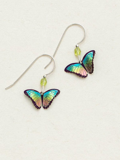 Holly Yashi Petite Bella Butterfly Earrings - Island Green    