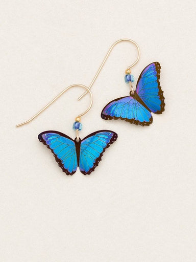 Holly Yashi Petite Bella Butterfly Earrings - Blue Radiance