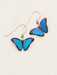 Holly Yashi Petite Bella Butterfly Earrings - Blue Radiance