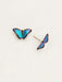 Holly Yashi Petite Bella Butterrfly Post Earrings - Blue Radiance    