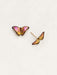 Holly Yashi Petite Bella Butterfly Post Earrings - Living Coral    