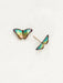 Holly Yashi Petite Bella Butterfly Post Earrings - Island Green    