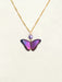 Holly Yashi Bella Butterfly Pendant Necklace - Ultra Violet    