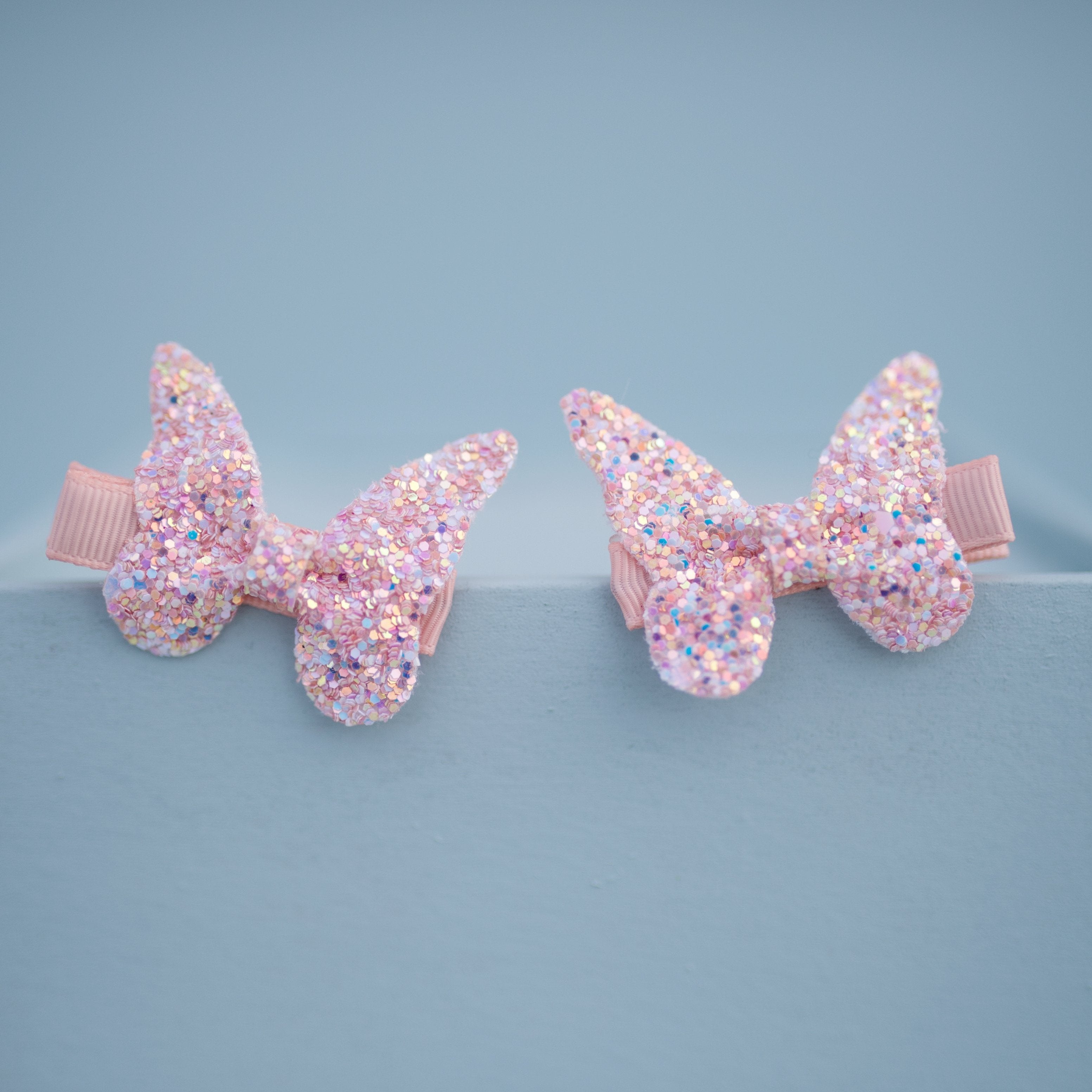 Rockstar Butterfly - Black or Pink Hair Clip    