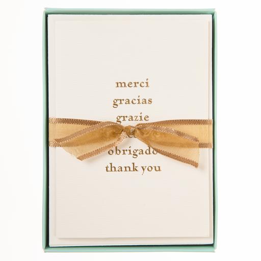 Boxed Thank You Cards - World Languages    