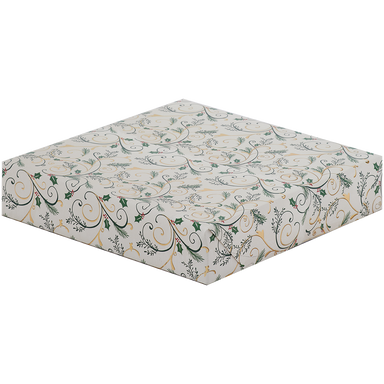 Jumbo Roll Wrapping Paper - Foil Embossed Trumpet of Filigree    