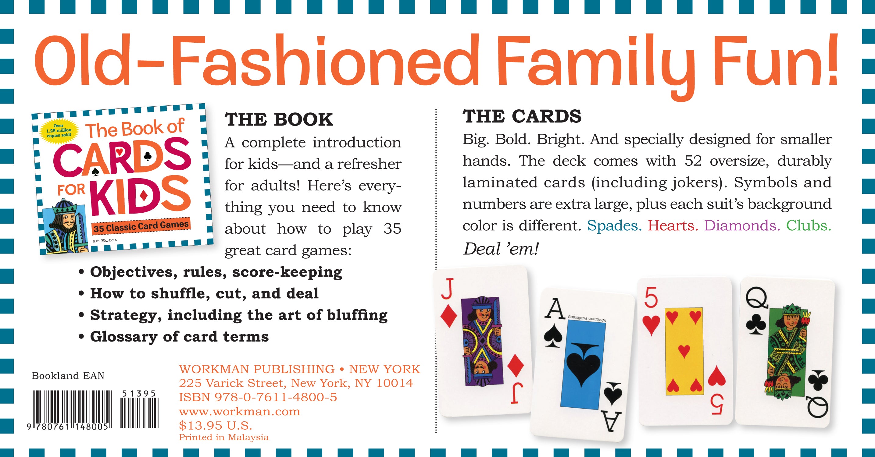 The Book of Cards for Kids and Deck Of Cards    