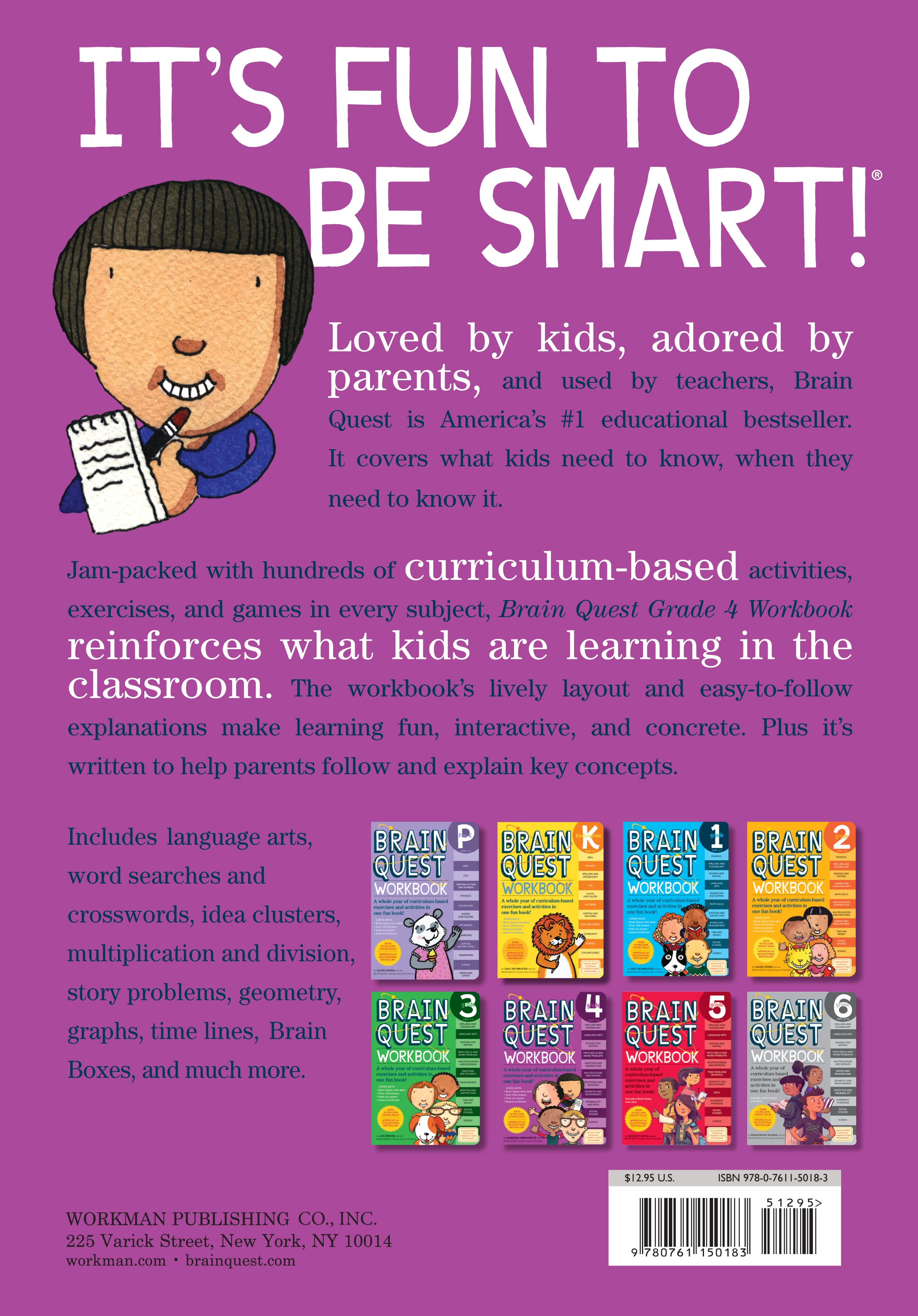 Brainquest Workbook - 4th Grade    