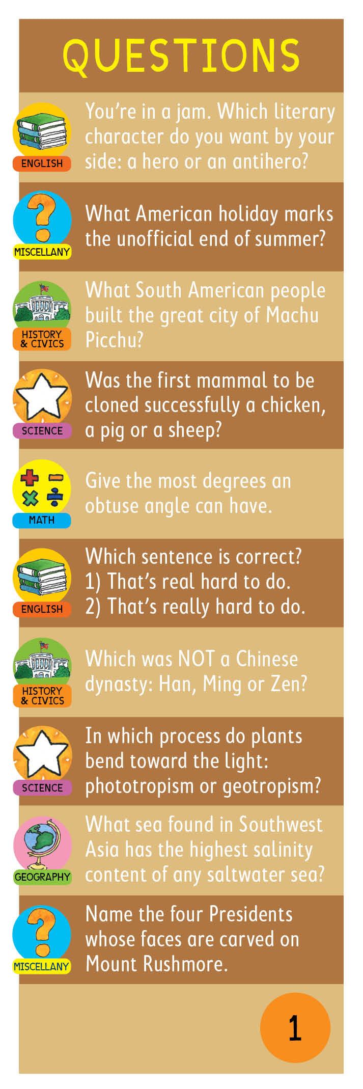 Brain Quest - 7th Grade    