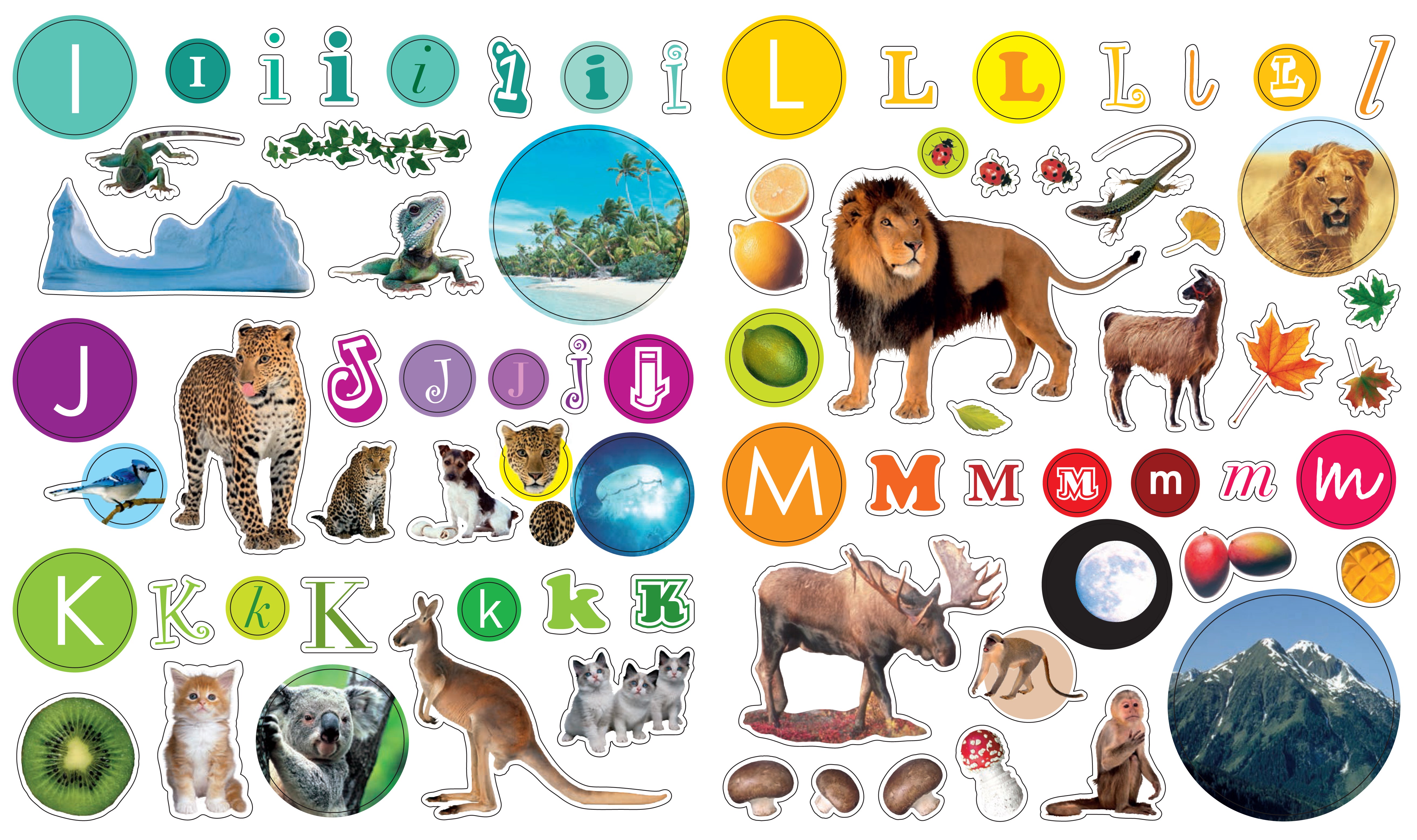 Eye Like Sticker Book - Letters    