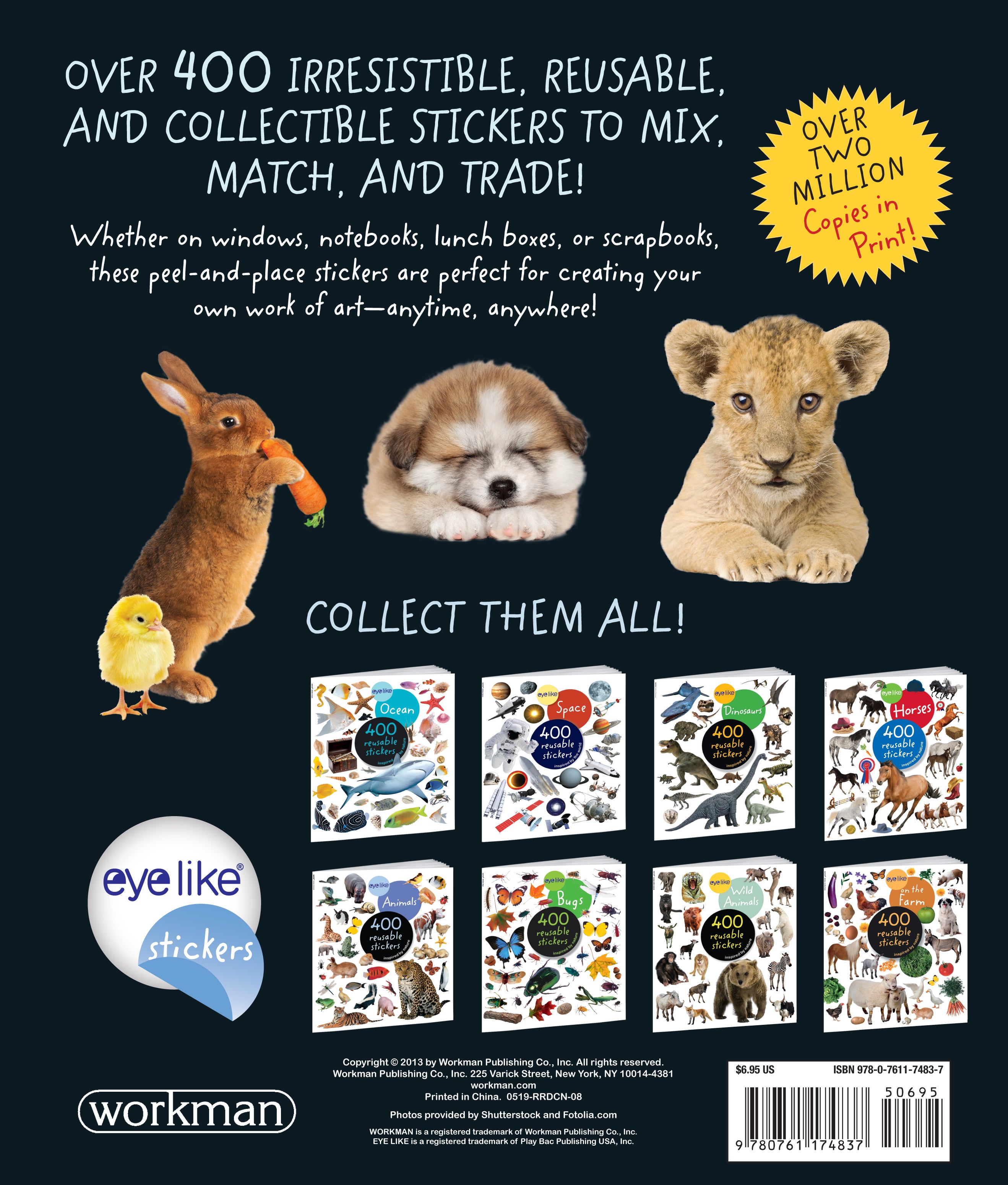 Eye Like Sticker Book - Baby Animals    